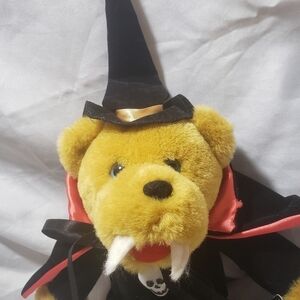 Fiesta Vampire Wizard Teddy Bear Plush Stuffed Animal 12-inch Halloween Has Tag
